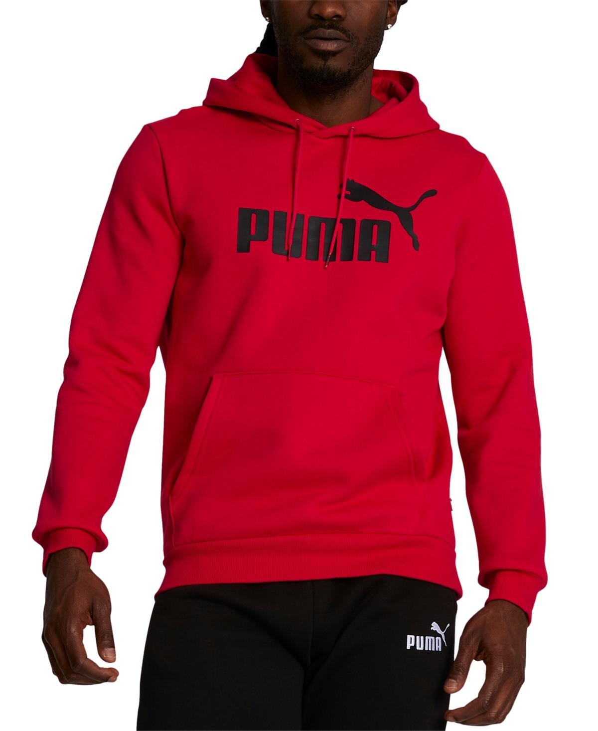 PUMA Essentials Big Logo Fleece Hoodie (Cotton ) Men's Clothing Product Image