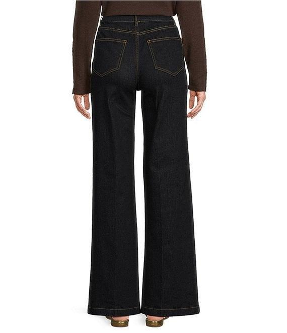 J.McLaughlin Lowden Stretch Denim Straight Leg Jeans Product Image