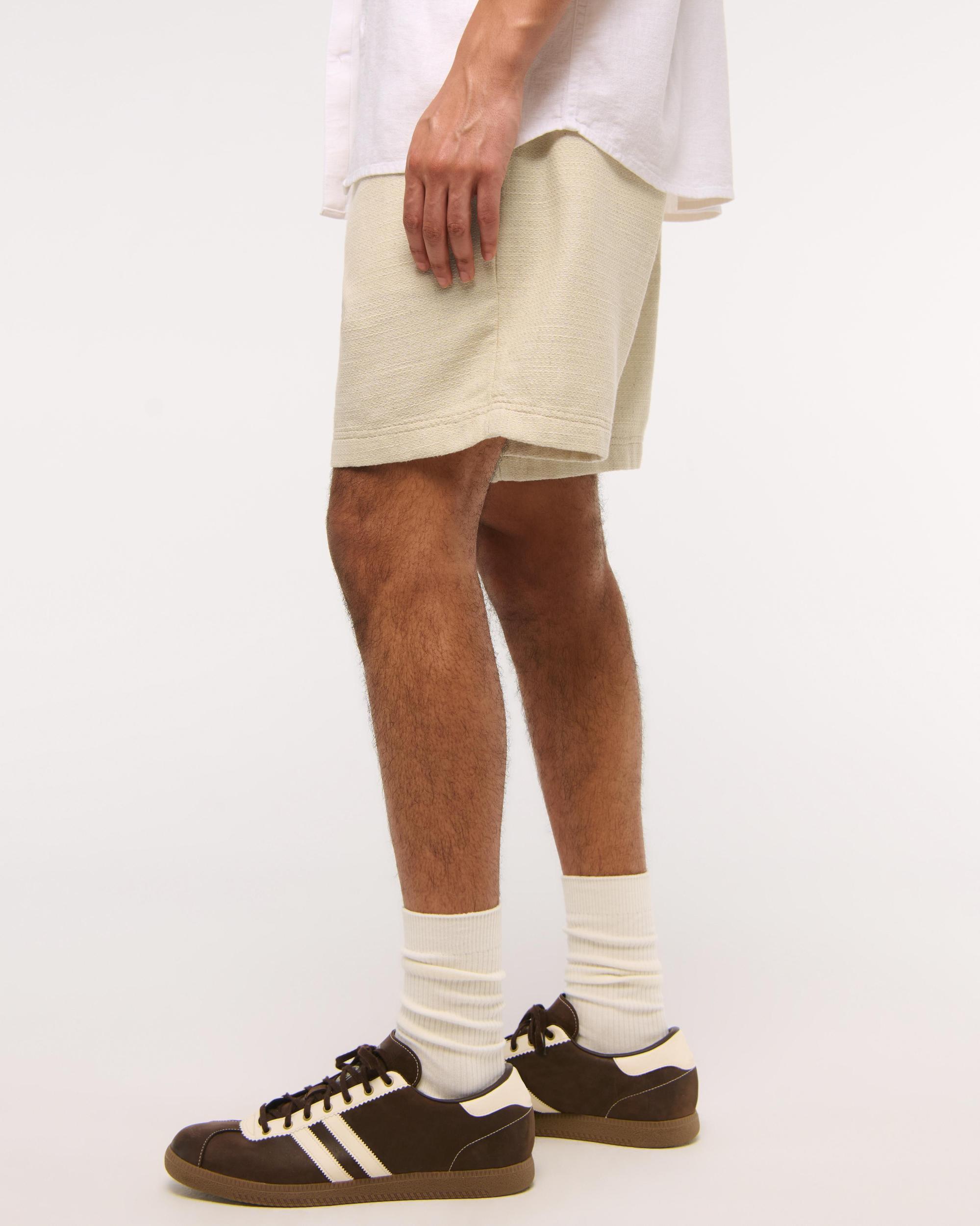 Cotton Texture Pull-On Short Product Image