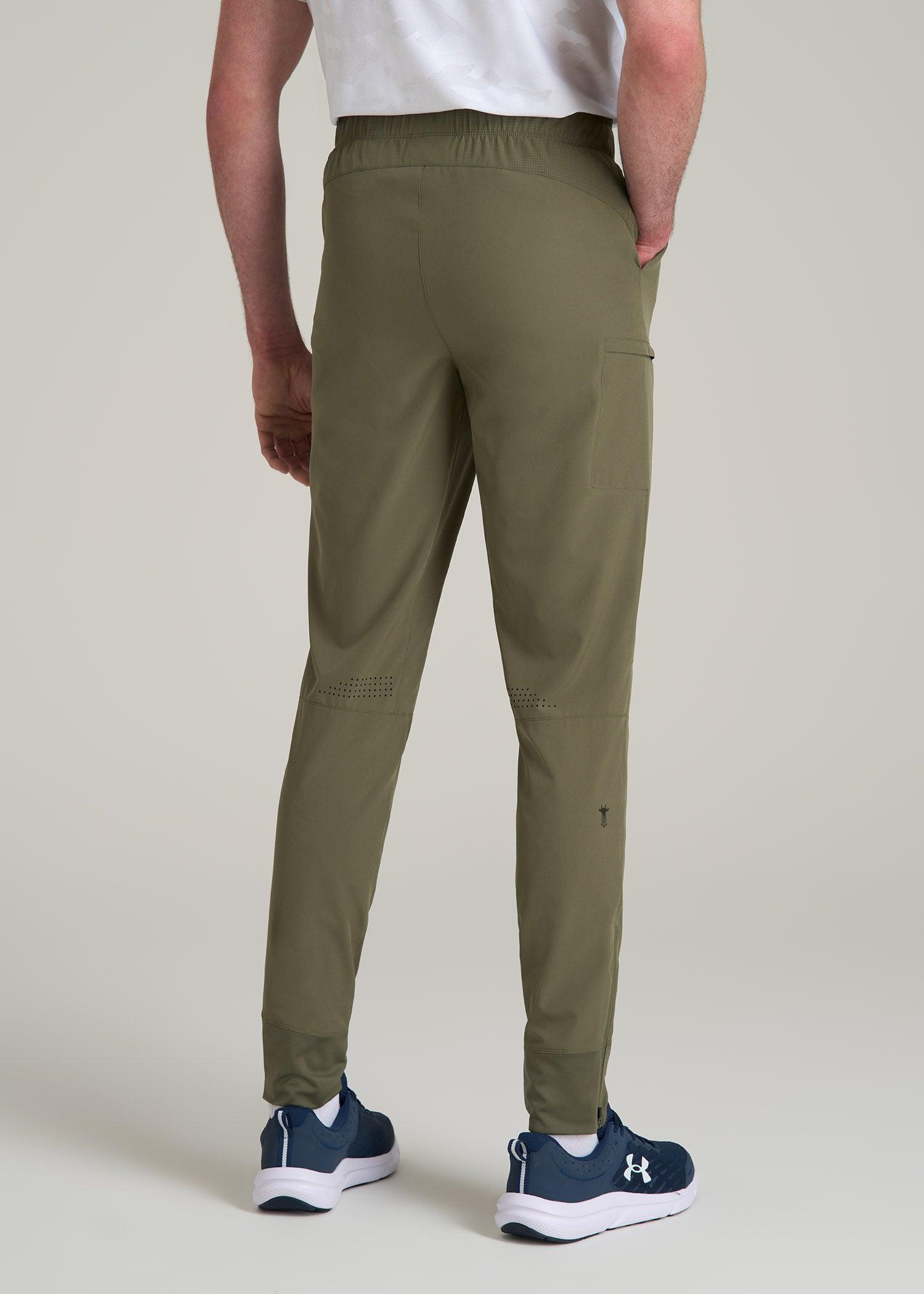 Featherweight Perforated Training Jogger for Tall Men in Olive Product Image