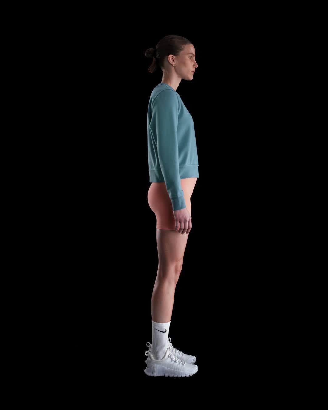 Nike Dri-FIT One Women's Crew-Neck French Terry Sweatshirt Product Image