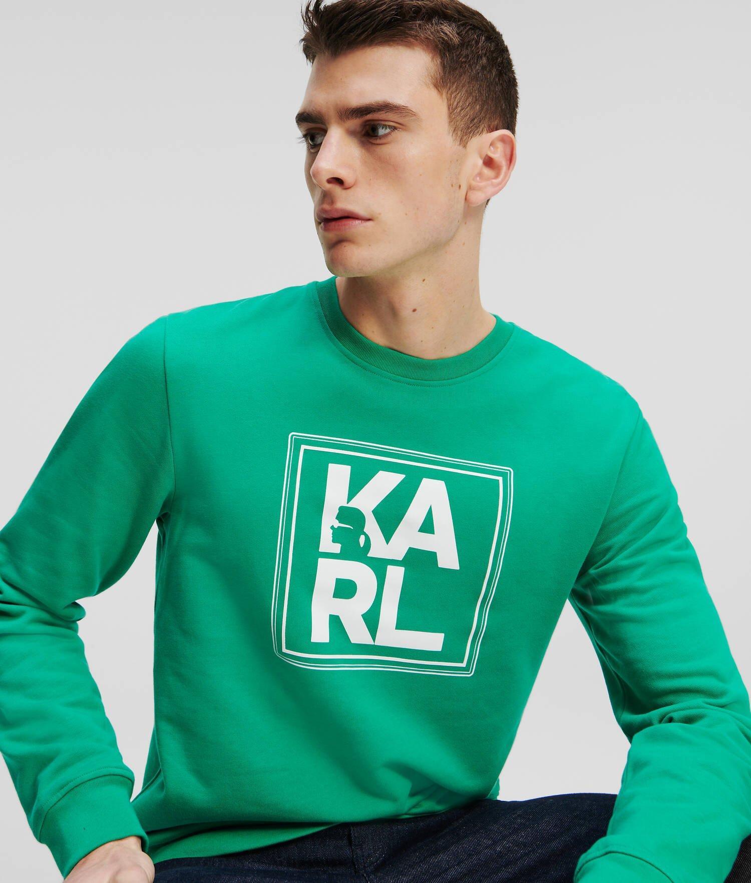 ATHLEISURE BIG KARL LOGO SWEATSHIRT Product Image