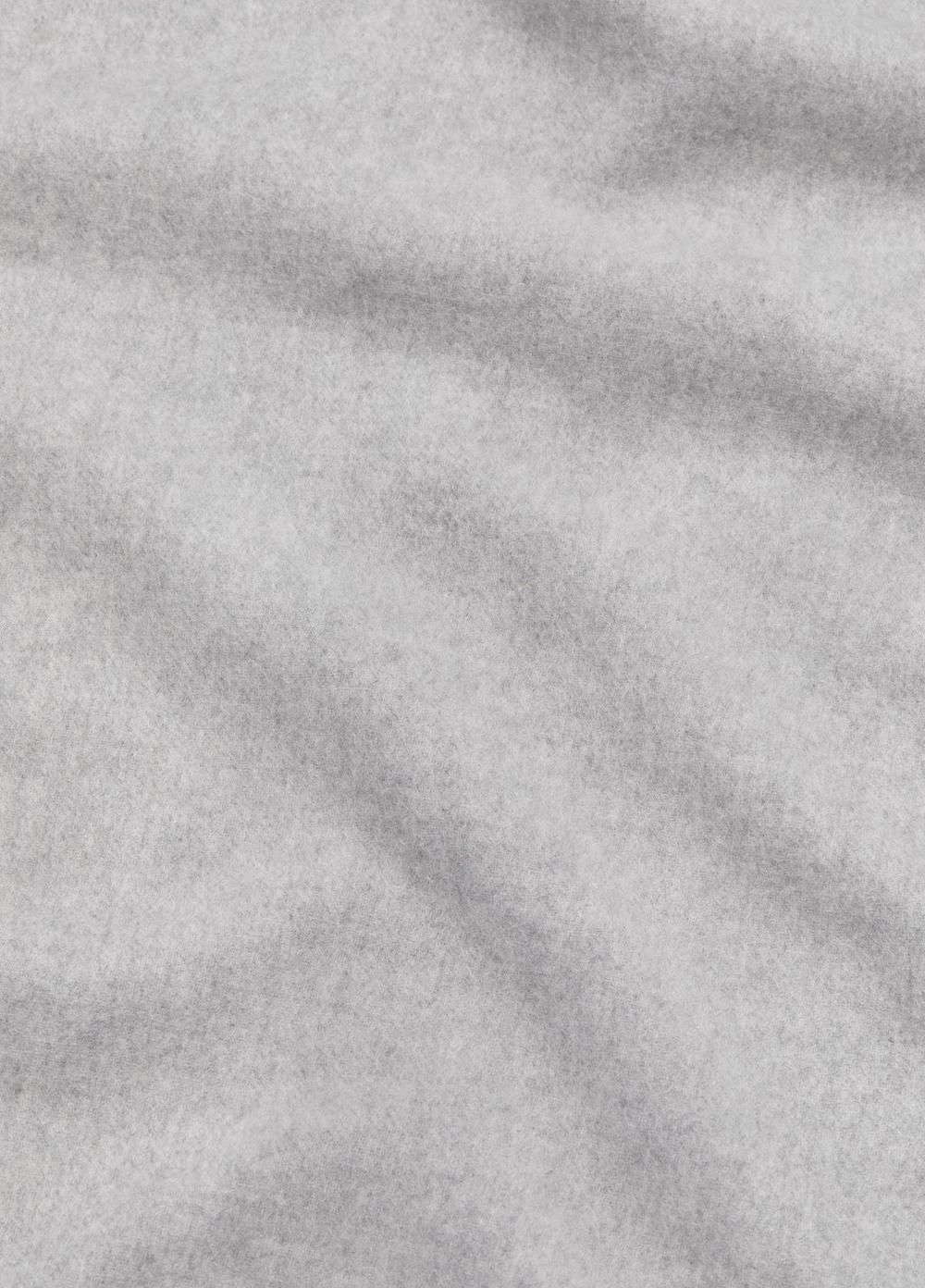 Womens Double-Face Cashmere Scarf, Grey Vince Product Image