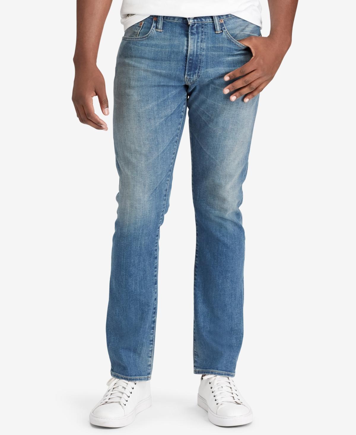 Polo Ralph Lauren Varick Slim Straight Jeans in Blue Product Image