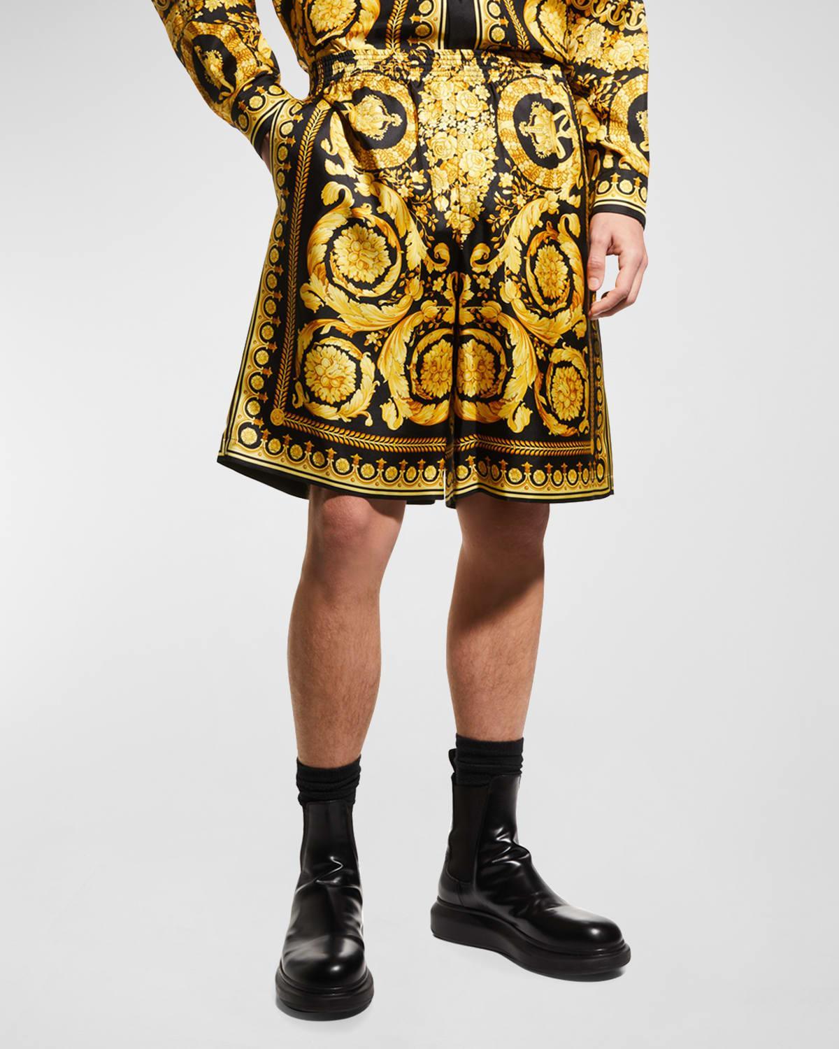 Mens Silk Barocco Shorts Product Image