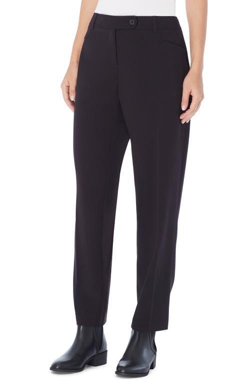 Jones New York Bi-Stretch Tapered Straight Leg Woven Pants Product Image