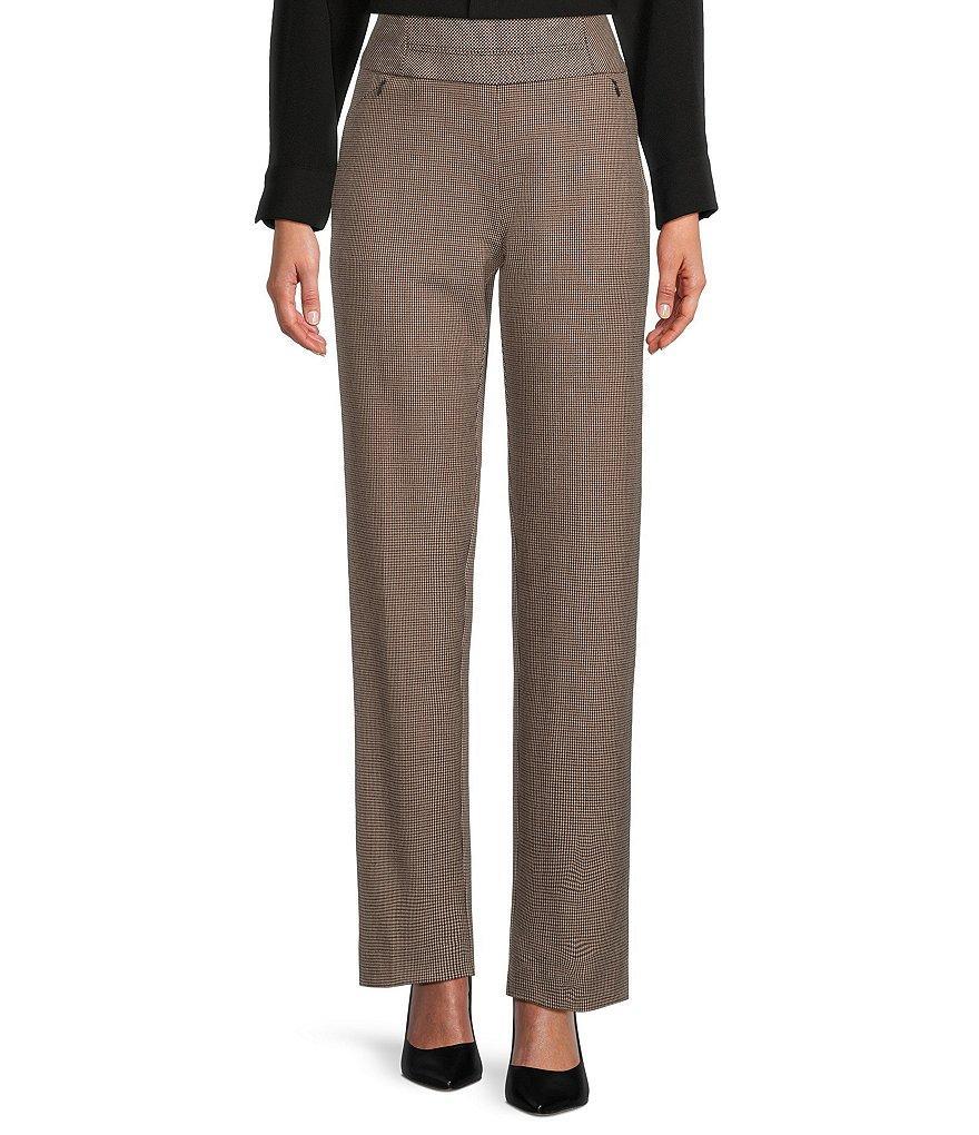 Investments the PARK AVE fit Stretch Front Pocketed Tummy Control Straight Leg Pants Product Image