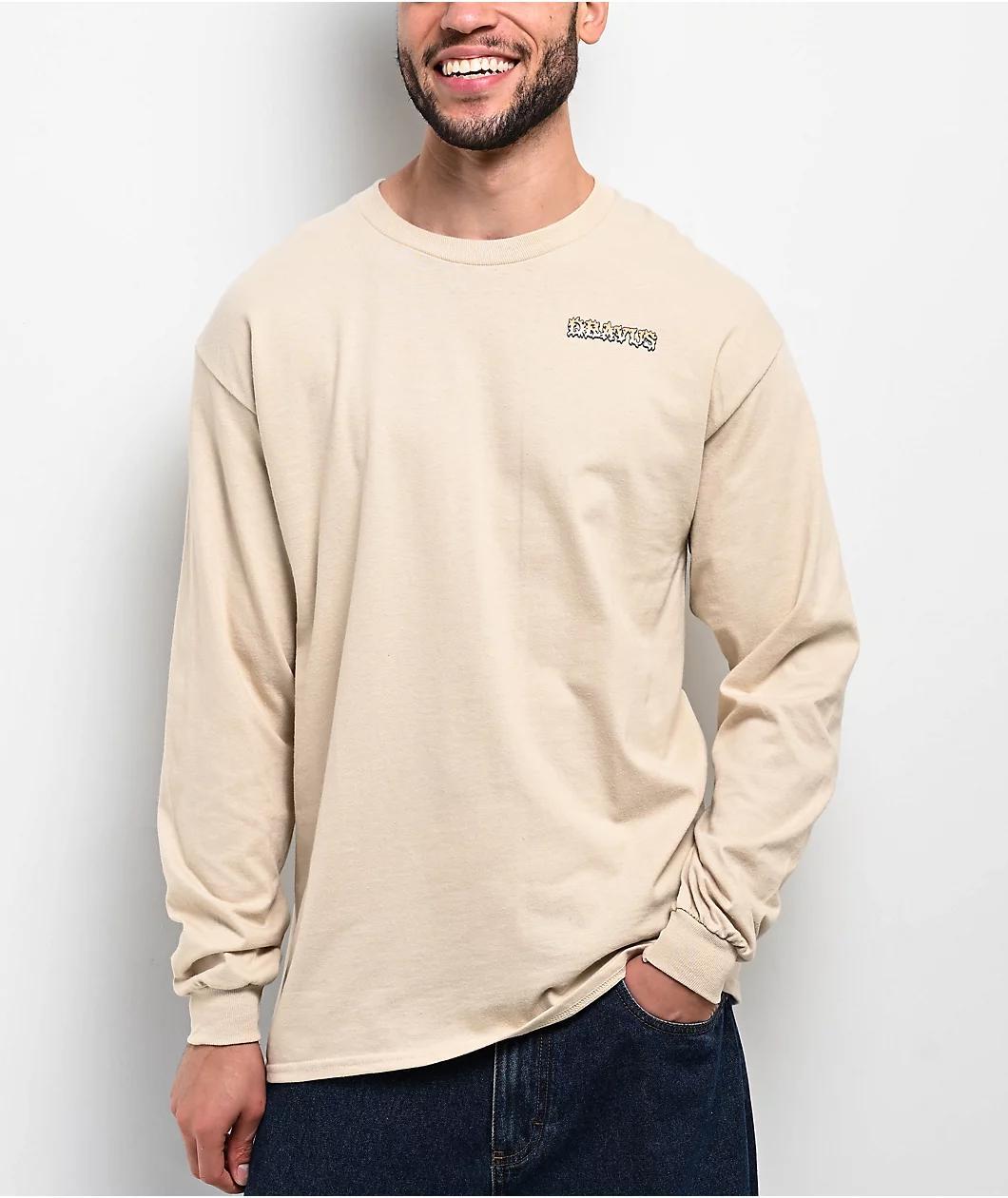 Dravus Temple Of Truth Natural Long Sleeve T-Shirt Product Image
