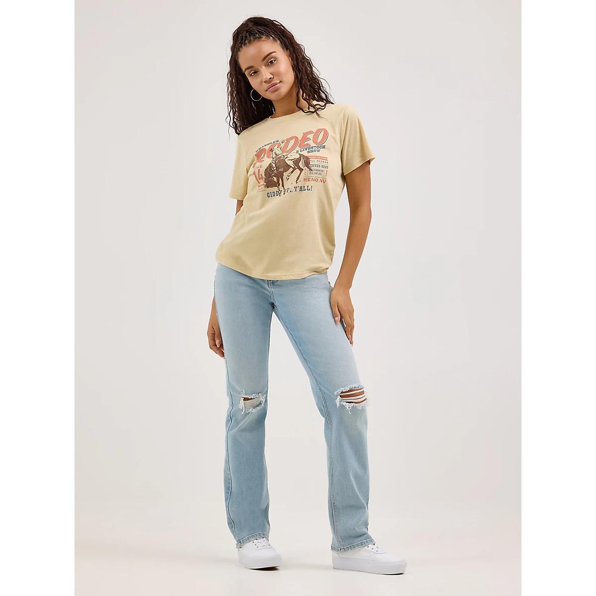 Men's Wrangler Bucking Cowboy Back Graphic T-Shirt in Trenchcoat LLC Product Image