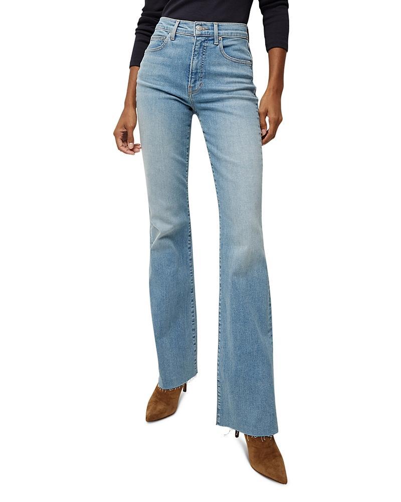 Womens Cameron Stretch-Cotton Boot-Cut Jeans Product Image
