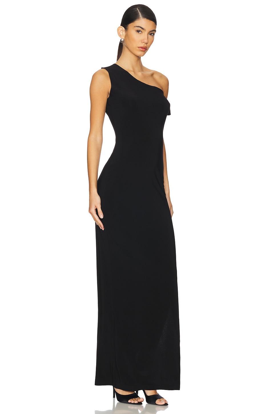 Drop Shoulder Fitted Gown Norma Kamali Product Image