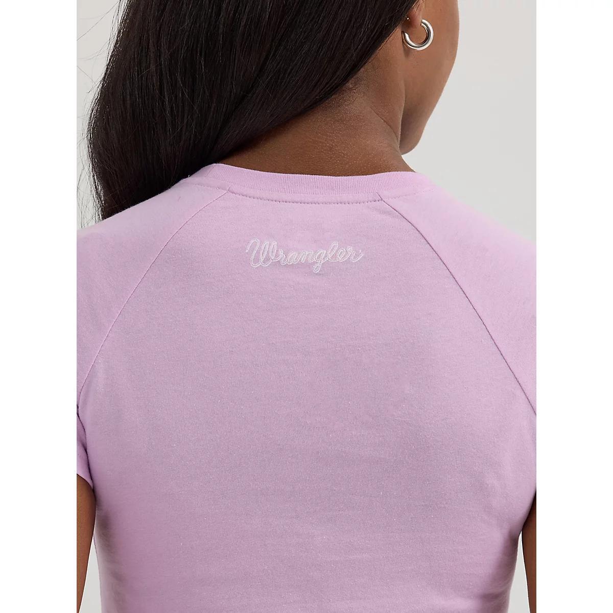 Women's Wrangler Shrunken Western Raglan Tee in Lets Go Rodeo Product Image