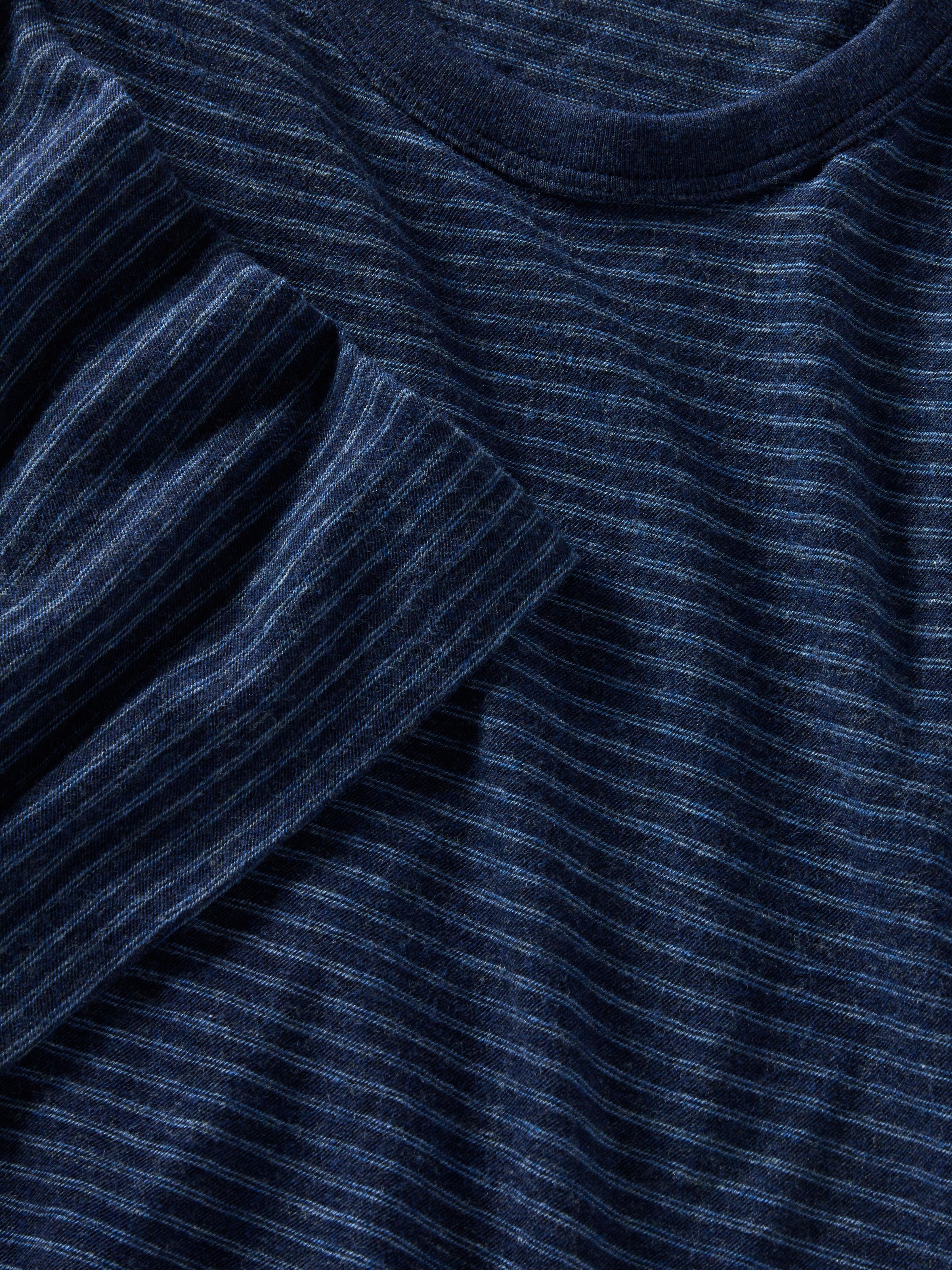Short-Sleeve Vintage Chambray Tee - Navy Cove Stripe Male Product Image