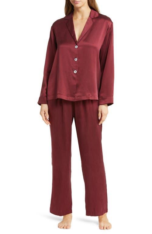 Washable Silk Long-Sleeve Pant Set Product Image
