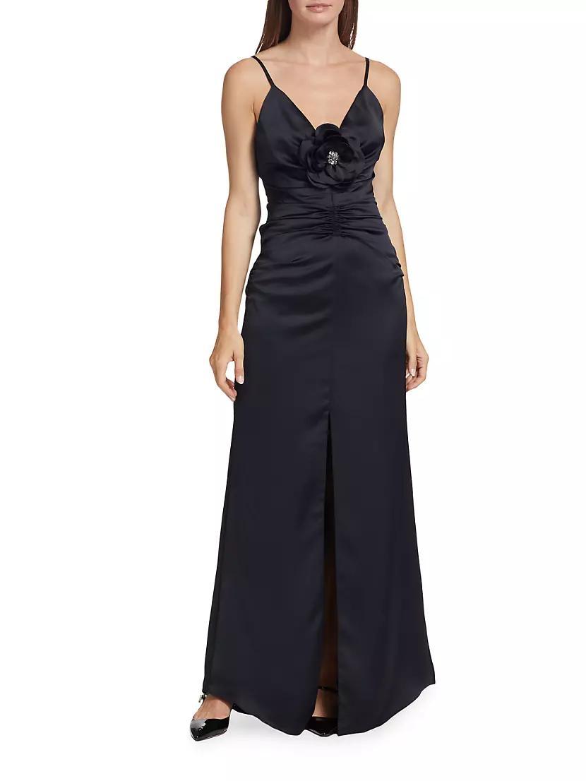 Lena Crystal Floral-Embellished Gown Product Image