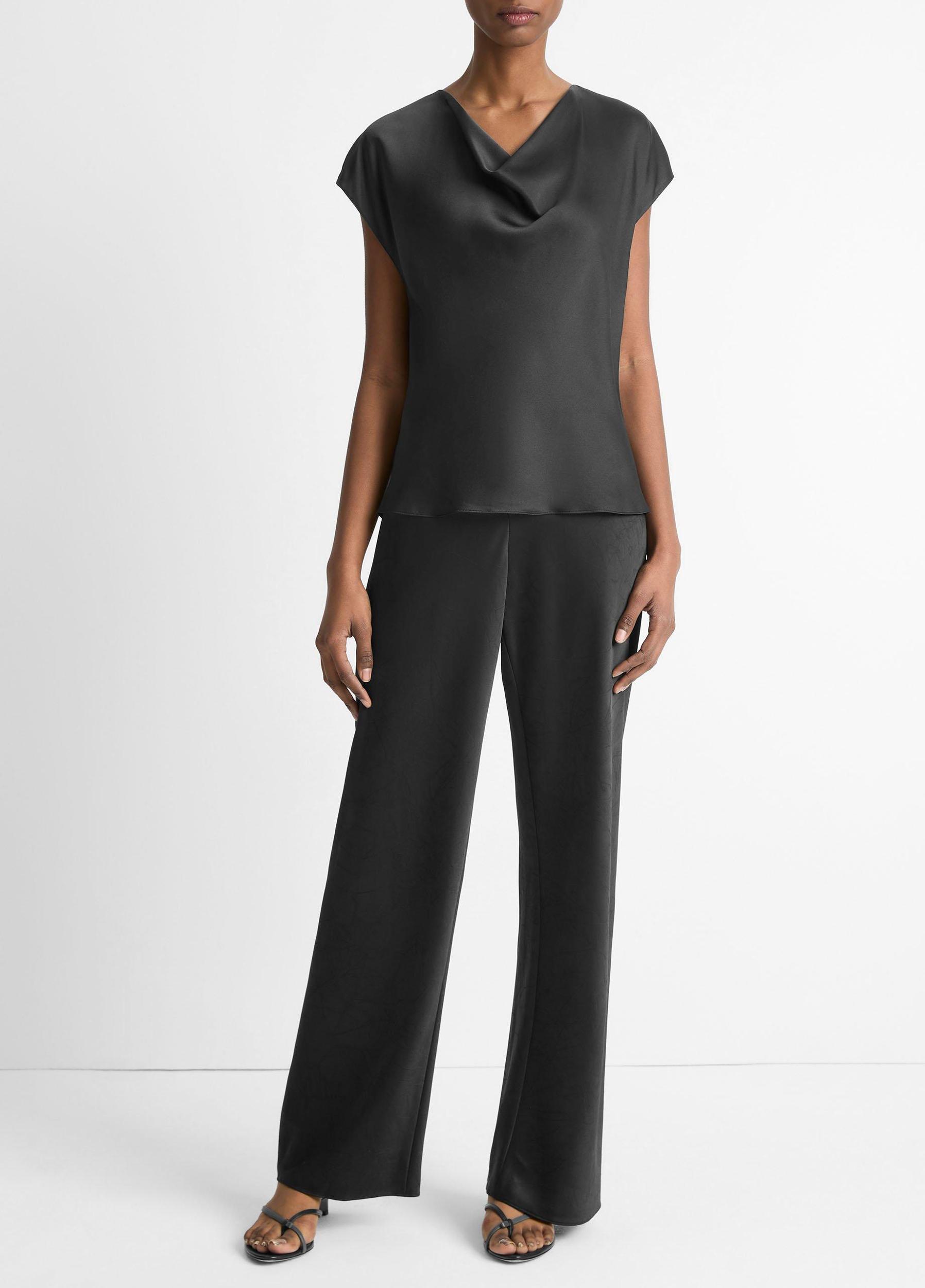 Womens Silk Cowl-Neck Blouse Vince Product Image