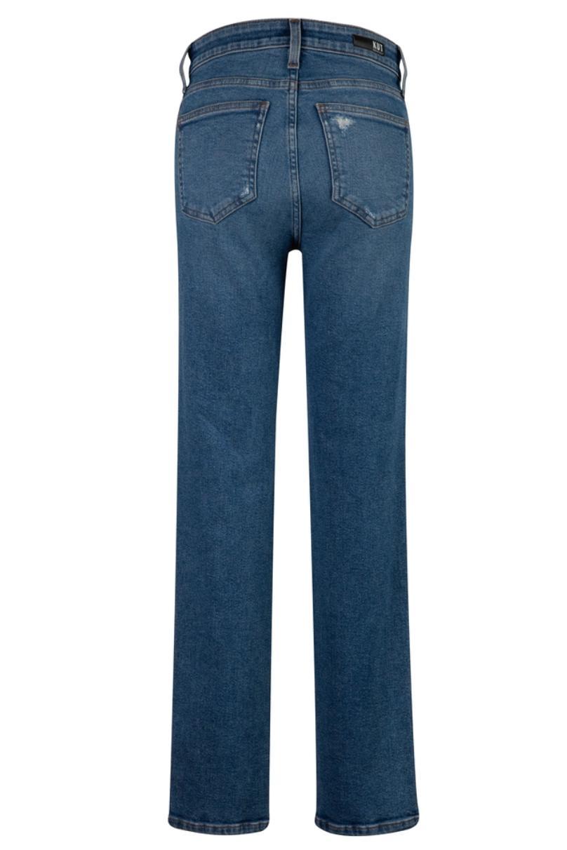 Chrissie High Rise Fab Ab Cigarette Leg- Impactful w/ Medium Wash Product Image