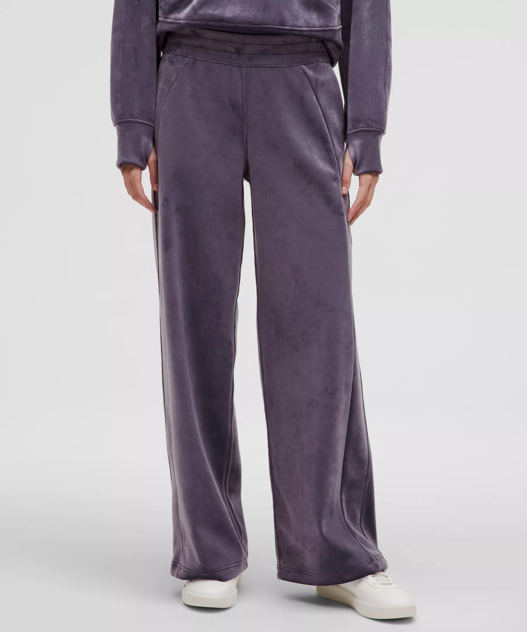 Scuba Mid-Rise Wide-Leg Pant *Velvet Product Image