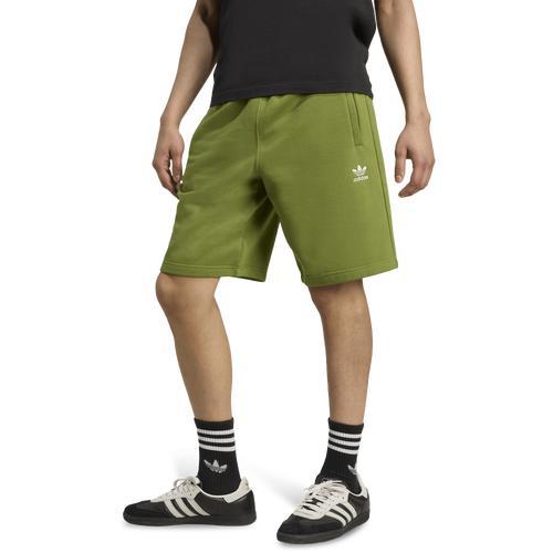 adidas Trefoil Essentials Shorts Tech Olive S Mens Product Image