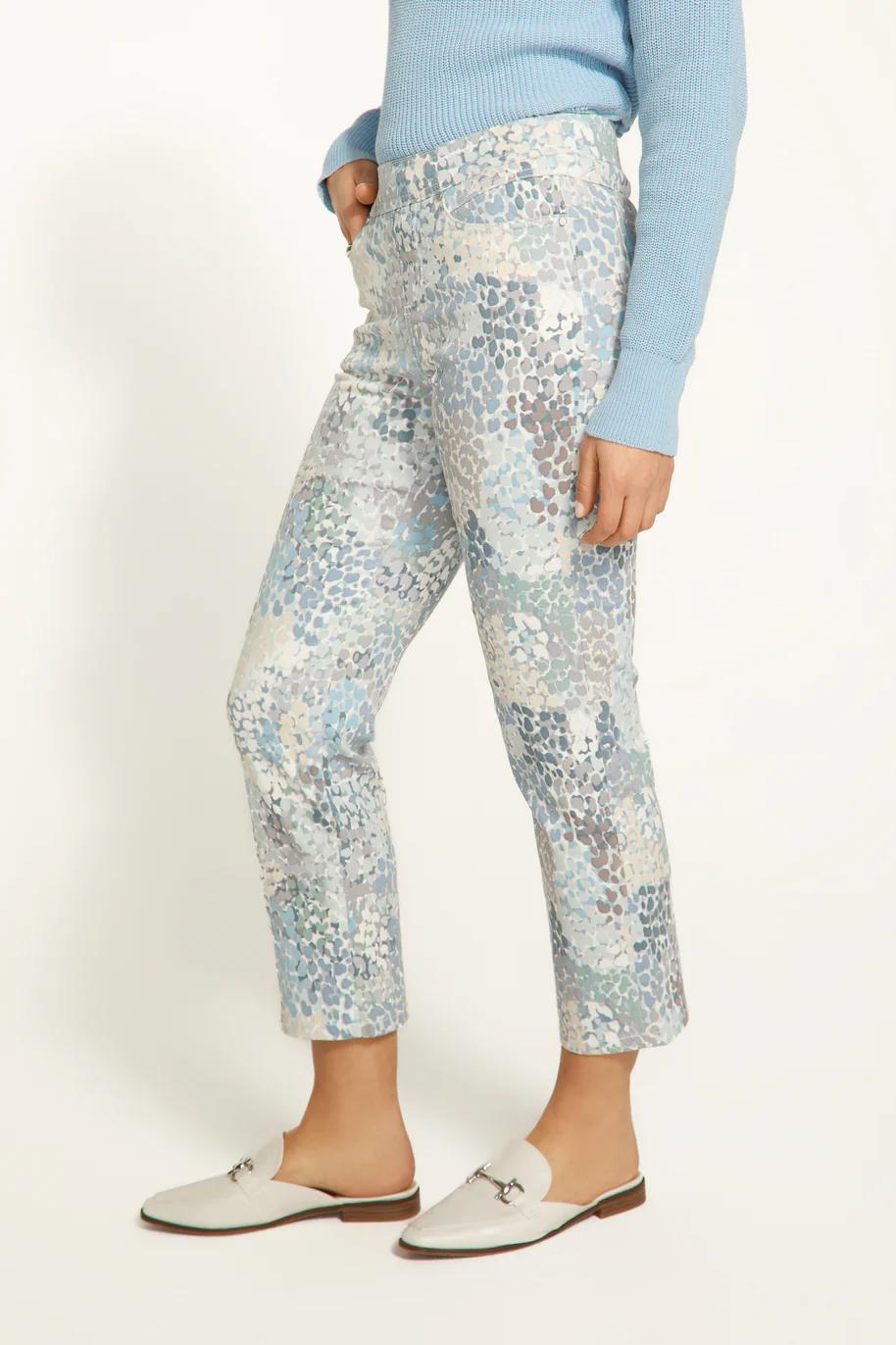 Pull-On Straight Crop Denim Product Image