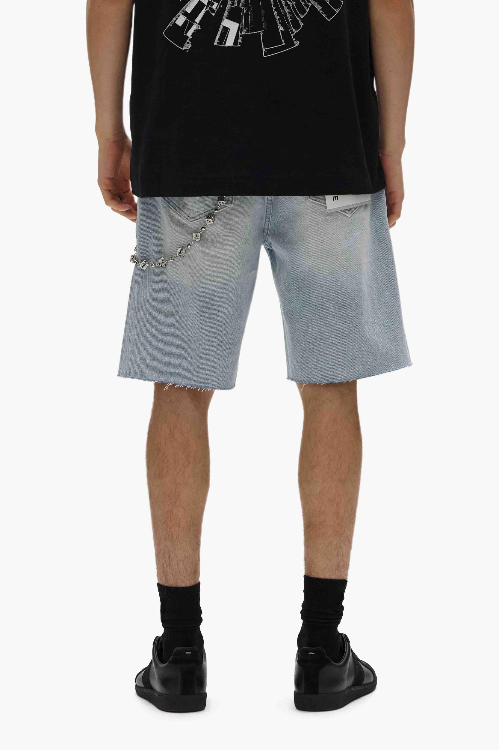 P059 Ciel Blue Shorts Male Product Image