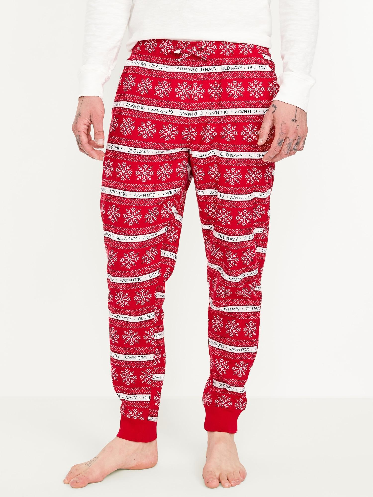 Flannel Pajama Joggers for Men Product Image