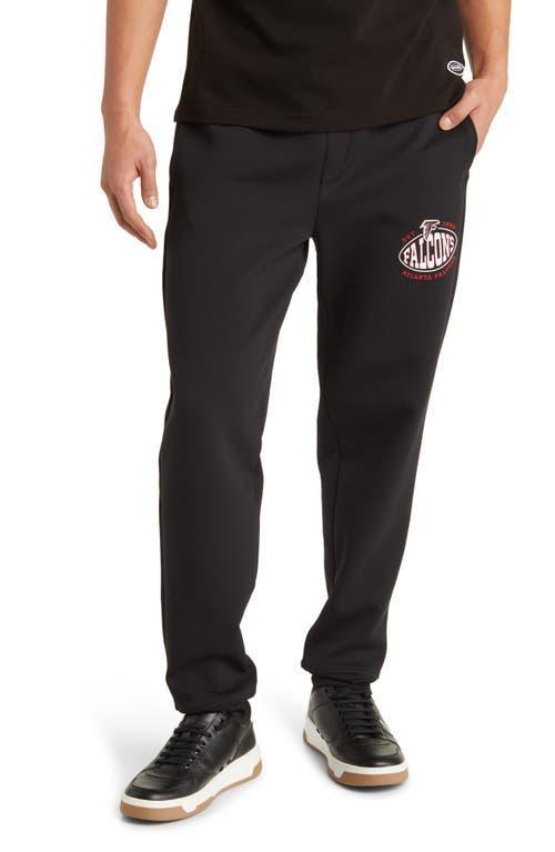 Men's BOSS X NFL  Black Atlanta Falcons Sack Tri-Blend Tracksuit Pants, Size: XL Product Image