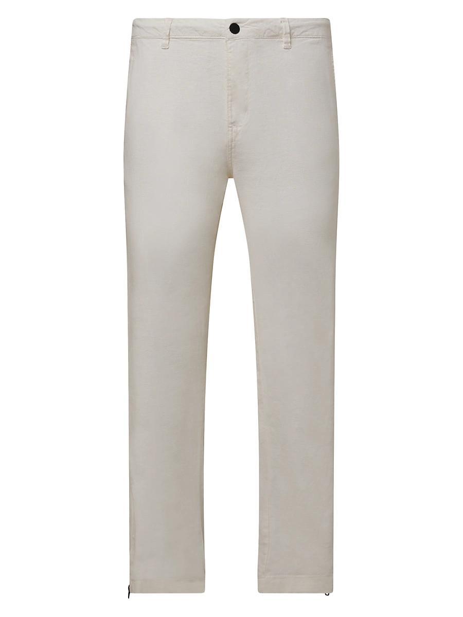 Mens Stretch Linen Travel Pants Product Image
