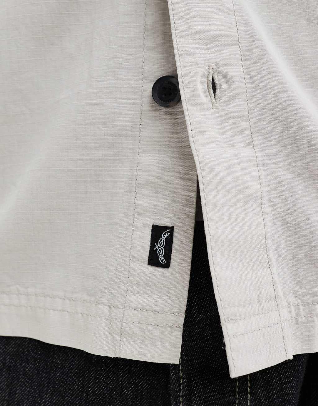 Threadbare overshirt in off white Product Image