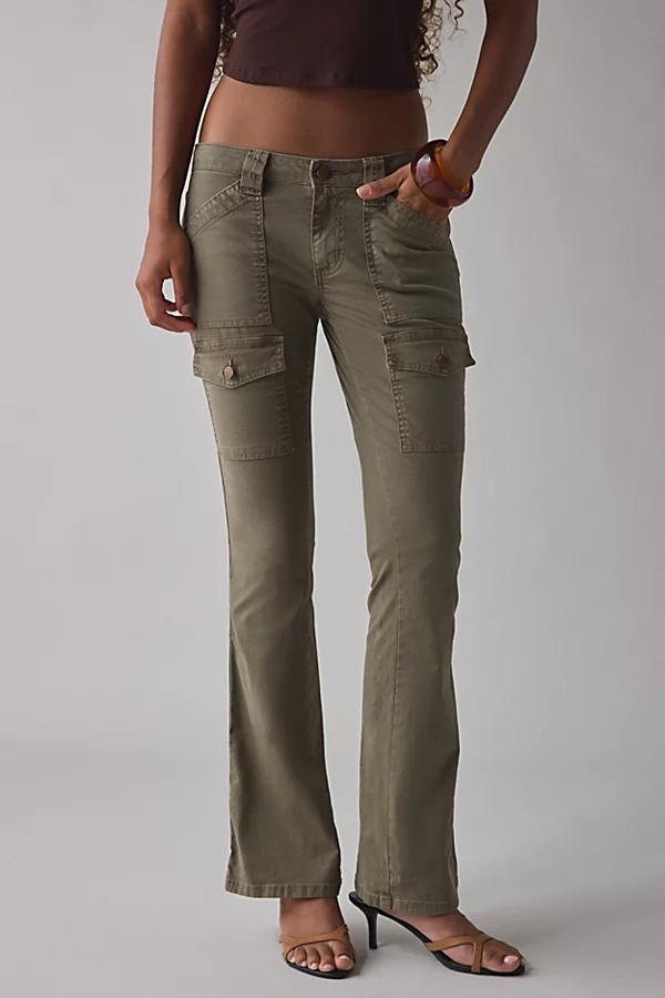 BDG Brigid Canvas Ultra Low-Rise Bootcut Utility Pant Womens at Urban Outfitters Product Image