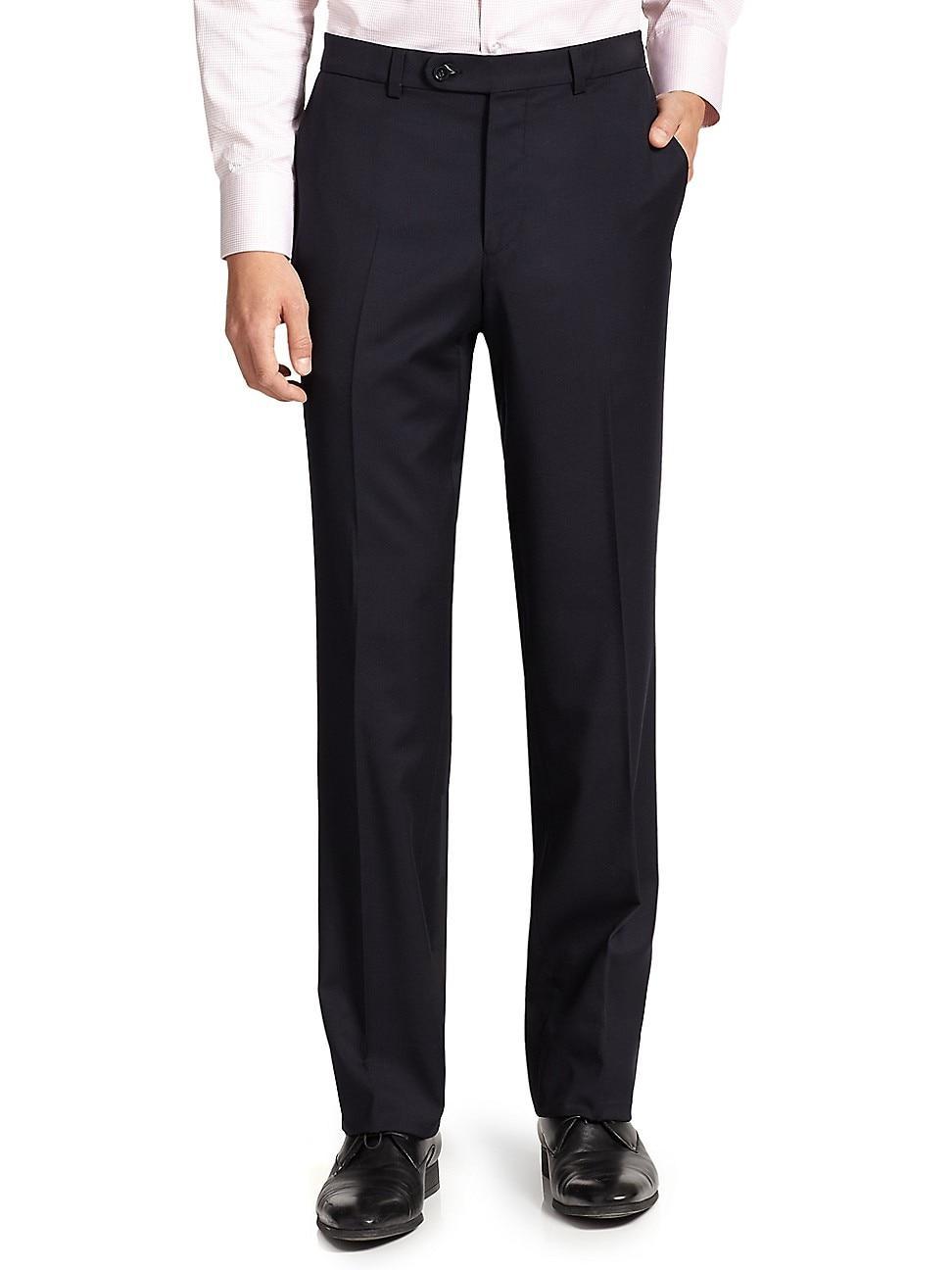 Mens COLLECTION K-Body Wool Dress Pants Product Image