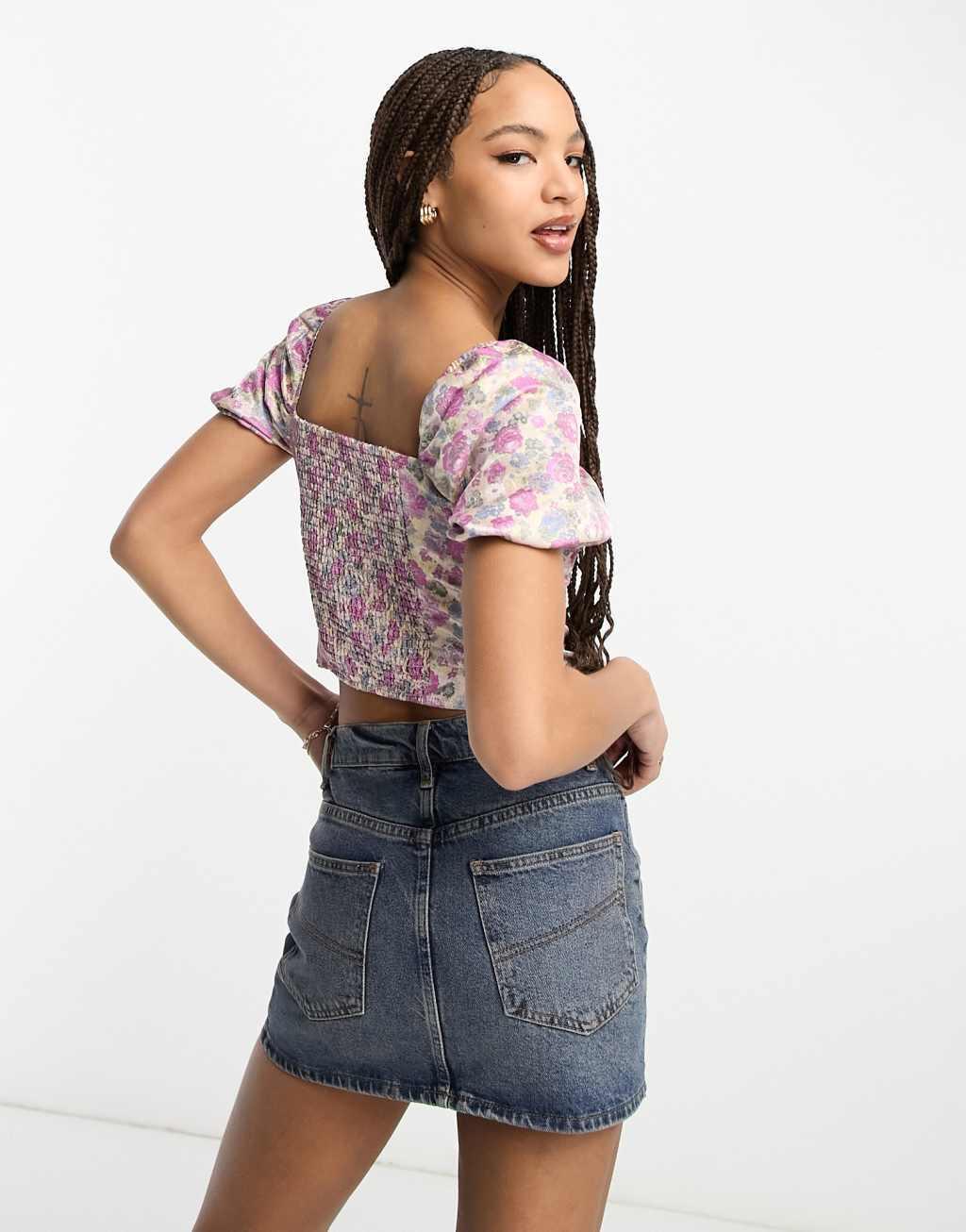 Miss Selfridge sweetheart corset top Product Image