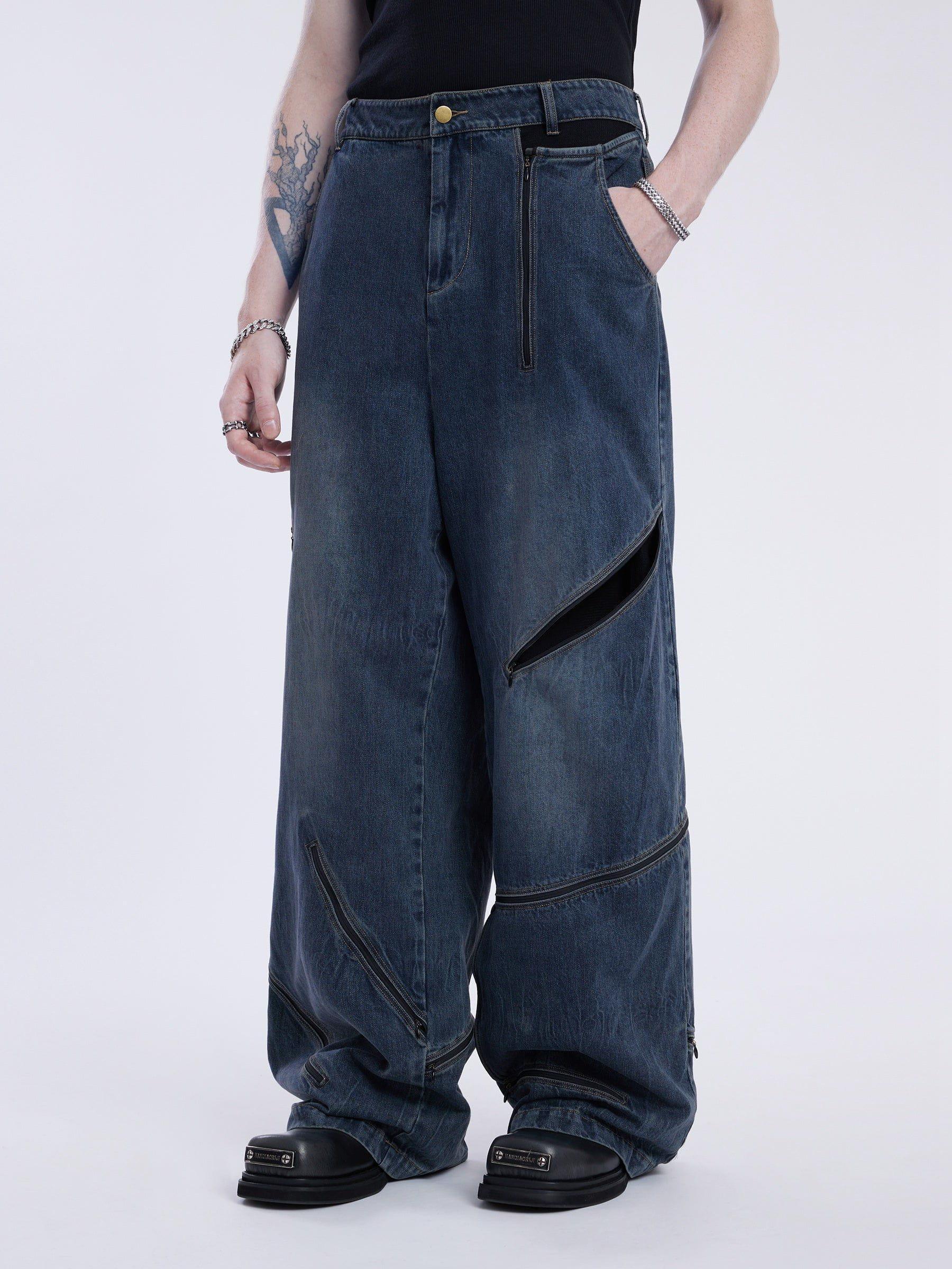 City Of Love Zip Up Jeans Product Image