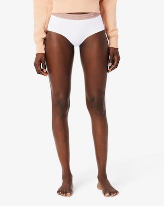 Stretch Cotton Logo Waist Shorts Product Image