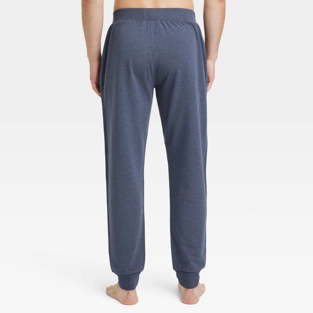 Men's Big & Tall Cotton Modal Knit Jogger Pajama Pants - Goodfellow & Co™ Heathered Gray 5XL Product Image