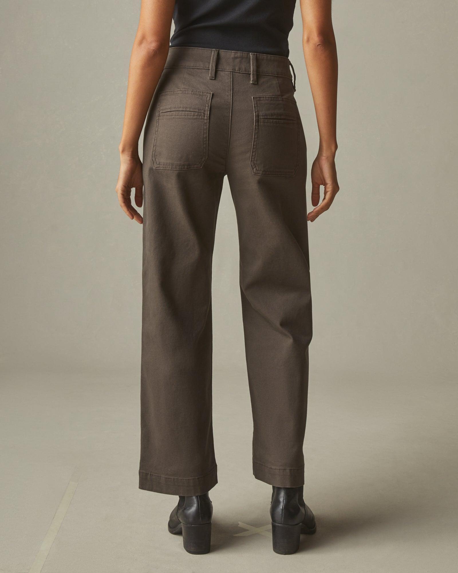 Women's Wide Leg Pant - Dark Coffee Product Image
