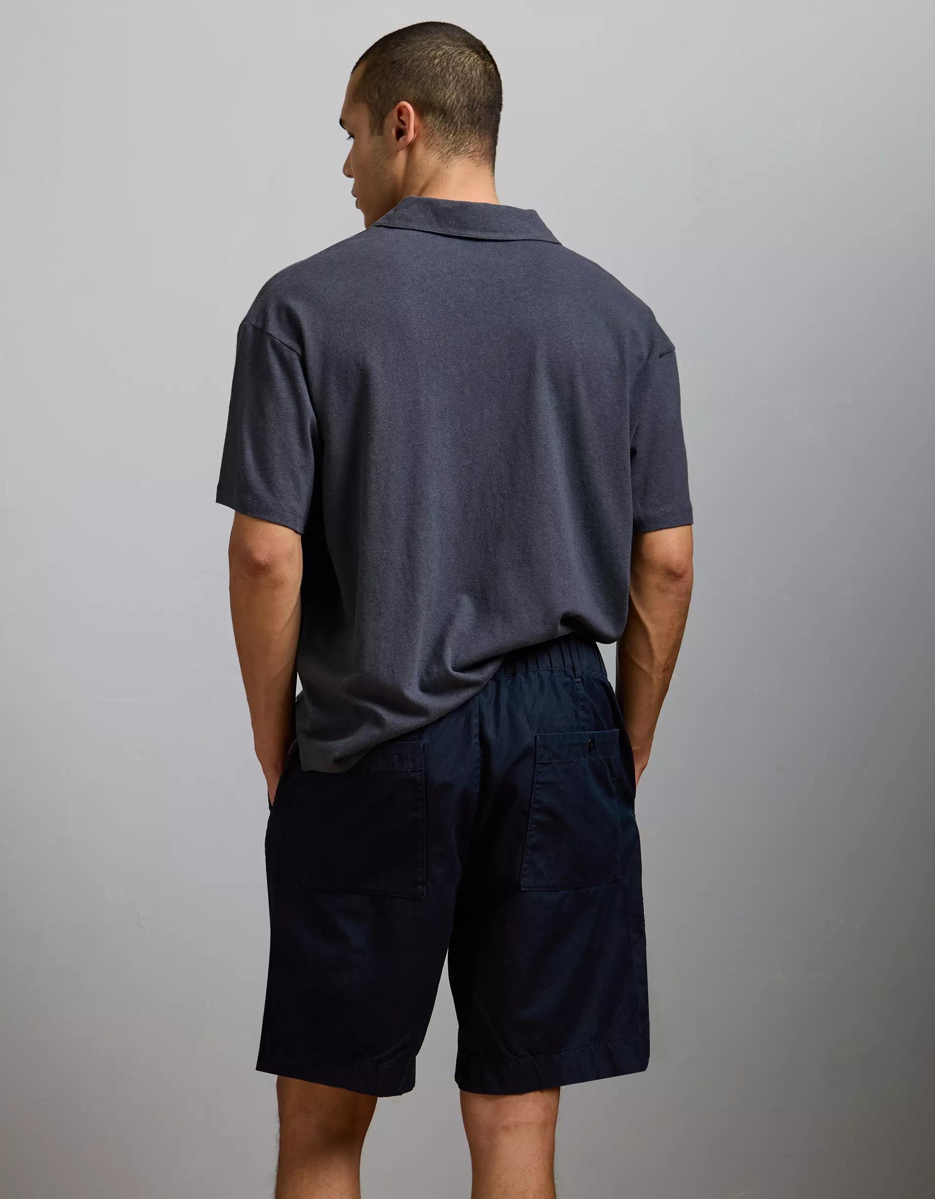 AE77 Premium Cotton-Hemp Blend Short Product Image