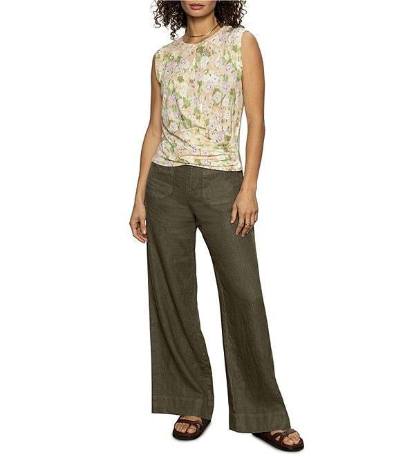 Sanctuary The Linen Marine Wide Leg Pants Product Image