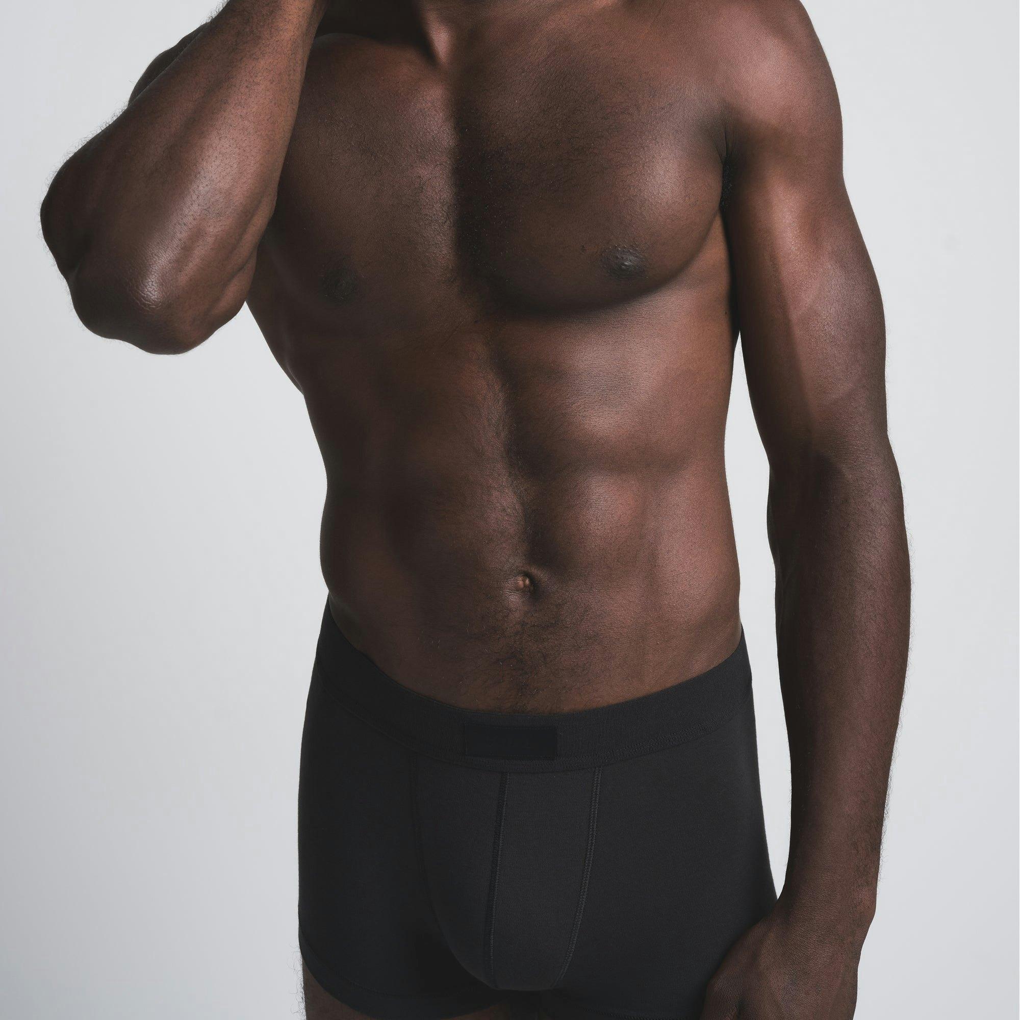 SKIMS COTTON MENS TRUNK | ONYX Product Image