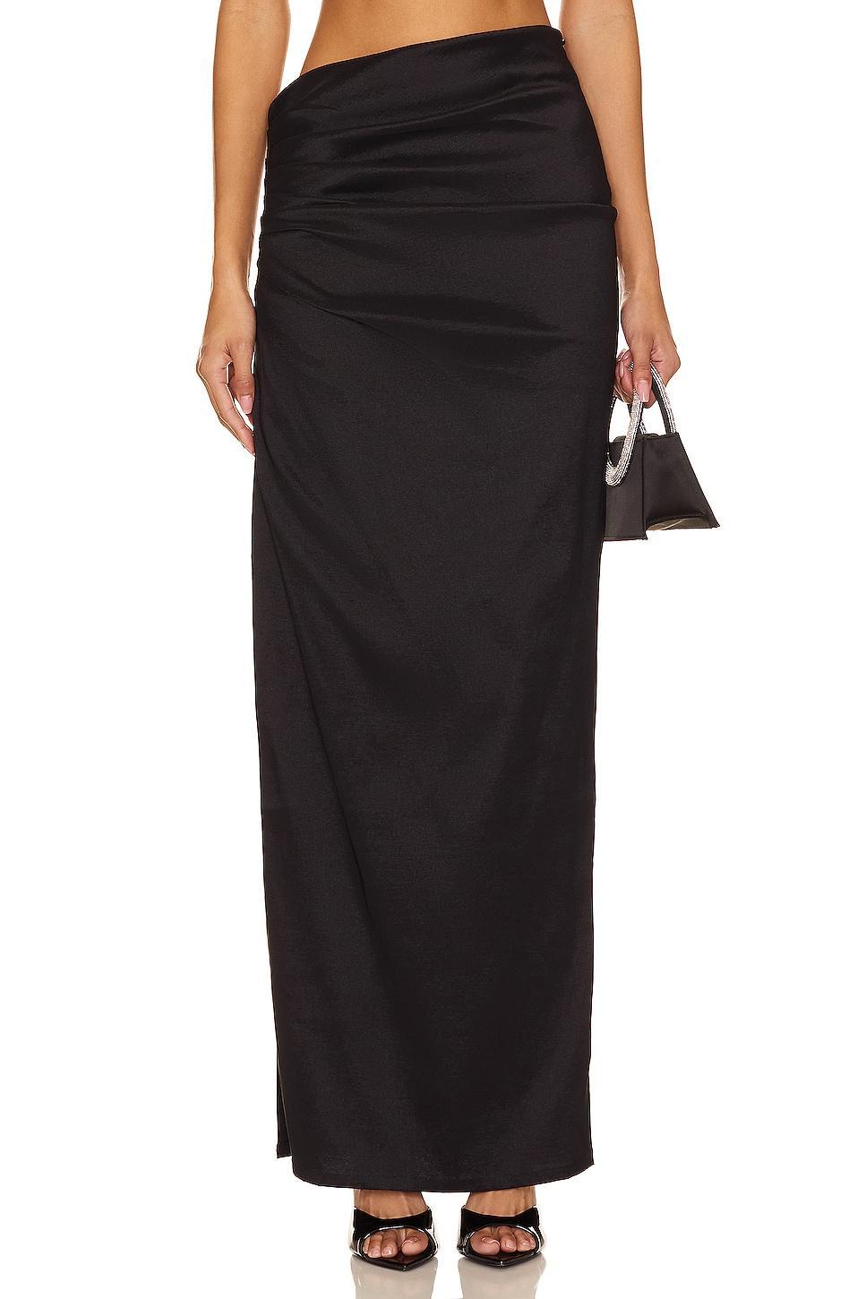 Lovers and Friends Ricky Maxi Skirt in Black Product Image