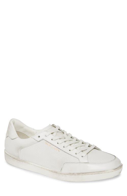Mens SL/06 Signature Perforated Leather Low-Top Sneakers Product Image