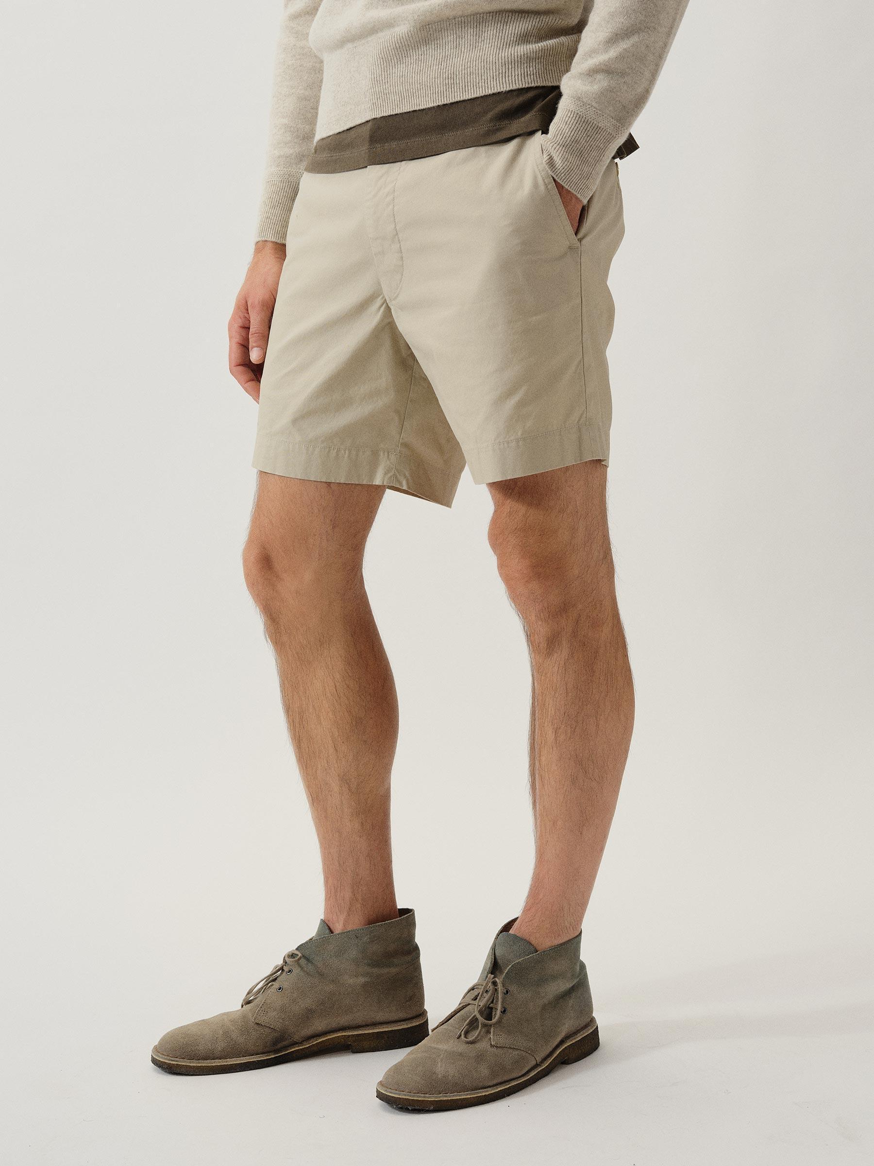 Sand Venice Wash Parachute Poplin Carry-On 6.5" Short - Buck Mason- Modern American Classics Product Image