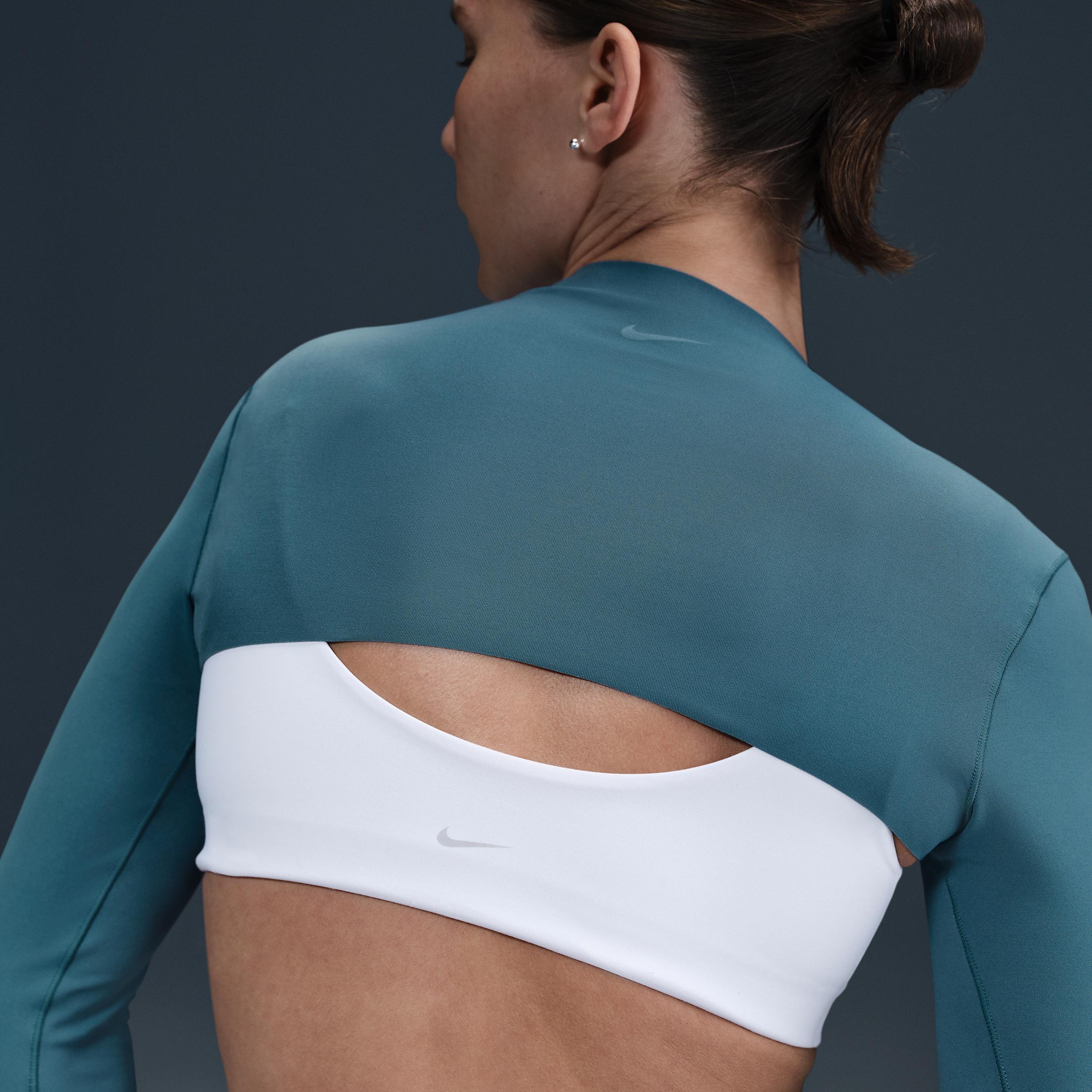 Nike Women's Zenvy Dri-FIT Long-Sleeve Shrug Top Product Image