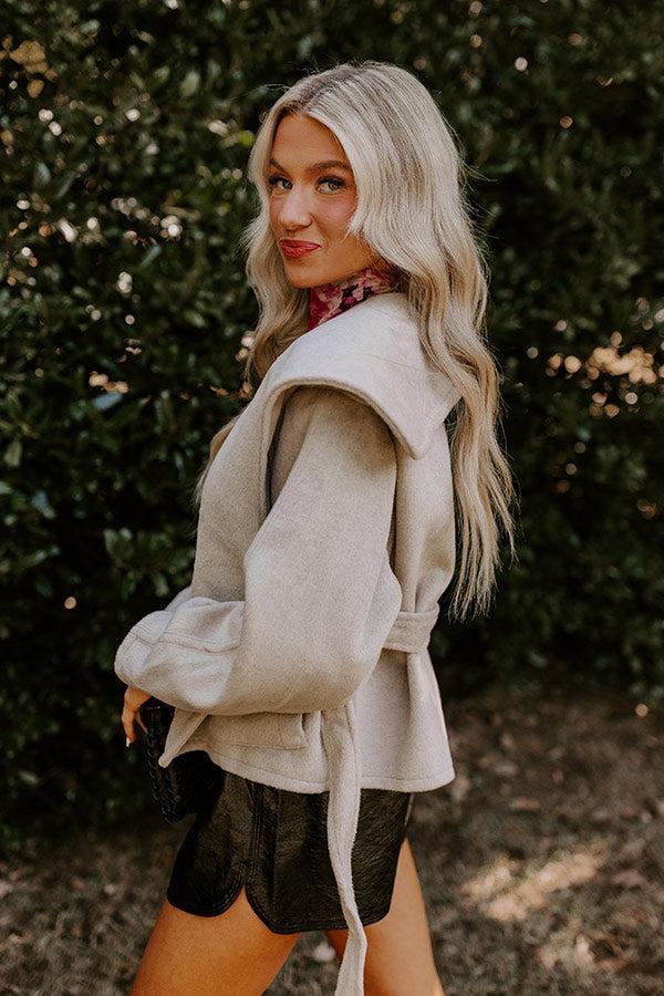 Paris Bound Jacket in Light Oatmeal Product Image