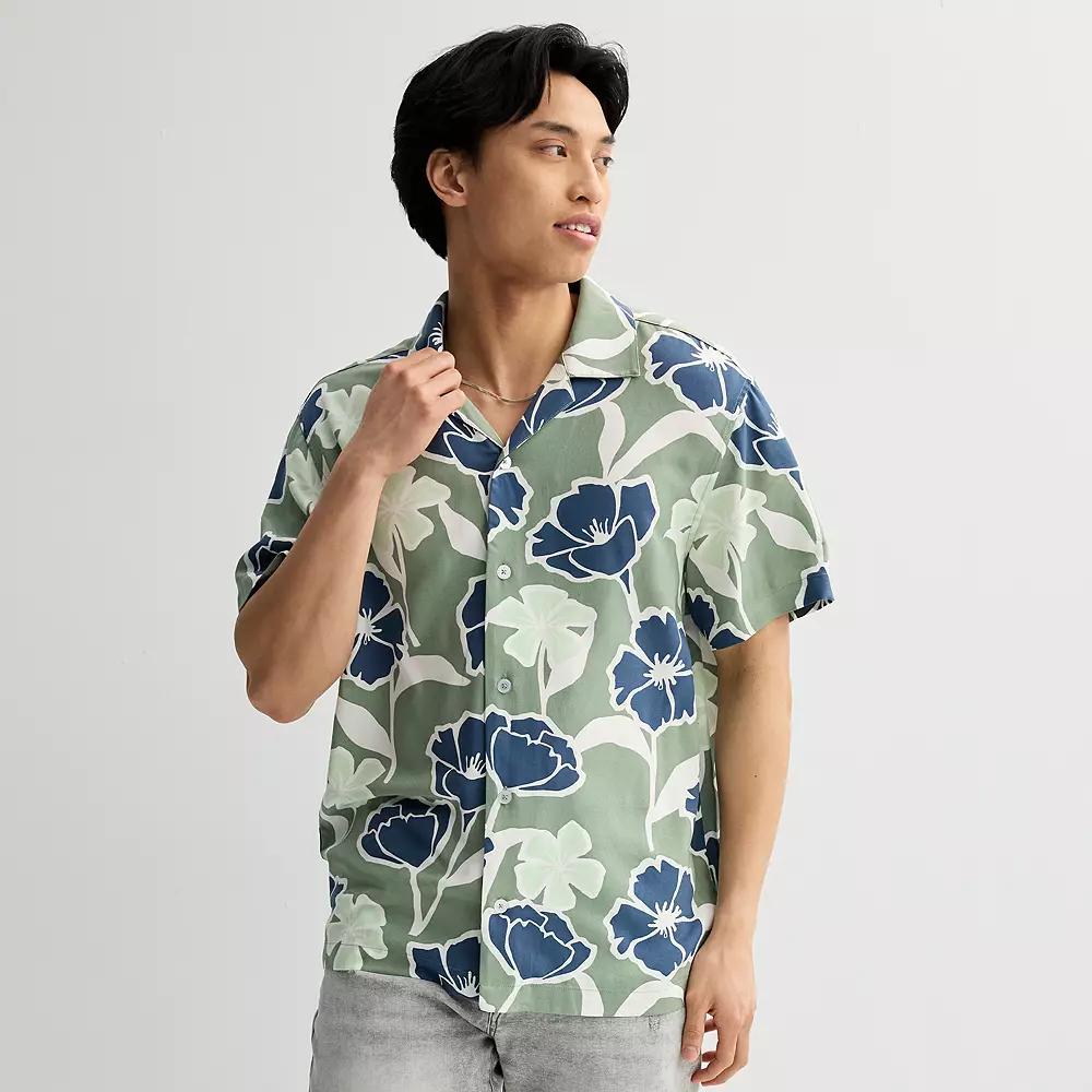 Men's Trinity Coast Camp Shirt, Size: Small, Spray Product Image