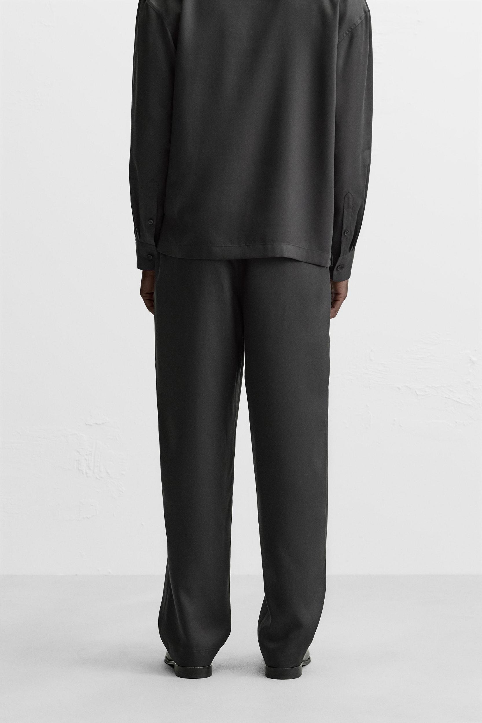 RELAXED LYOCELL PANTS Product Image
