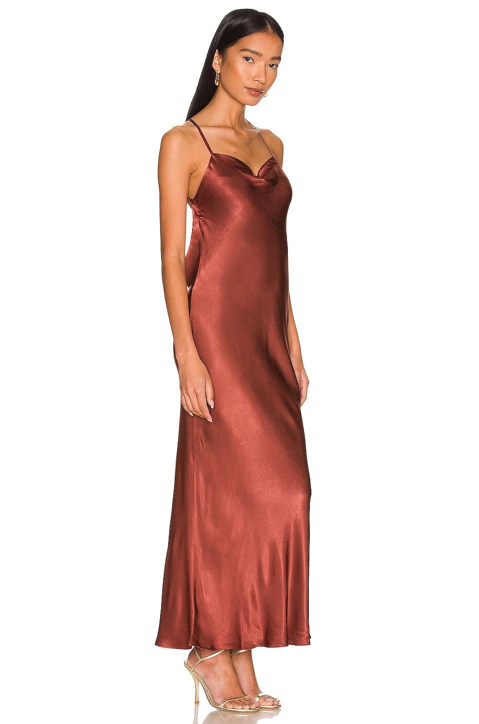 Thalia Cowl Back Bias Midi Dress Shona Joy Product Image
