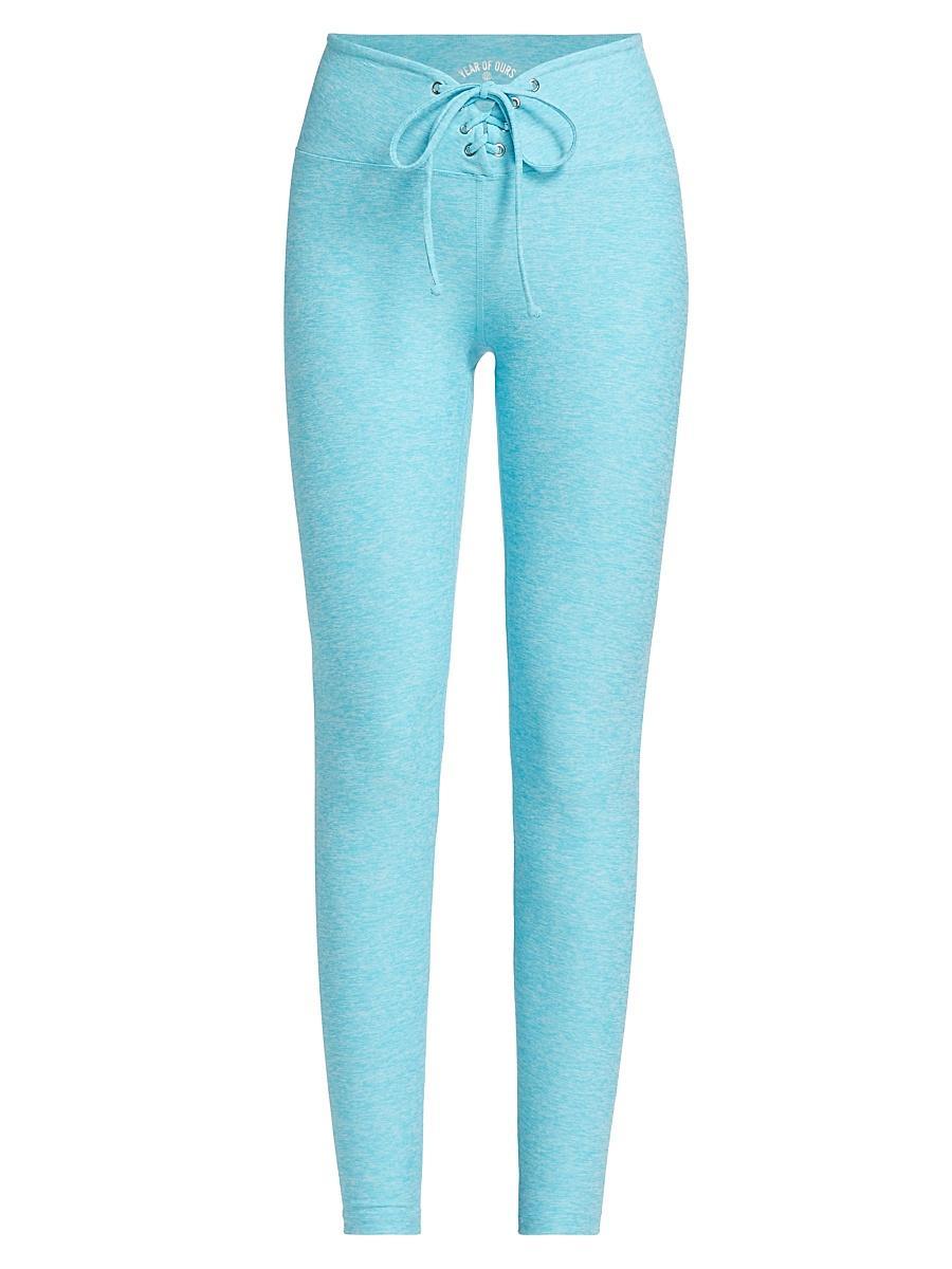 Womens Football High-Rise Lace-Up Leggings Product Image
