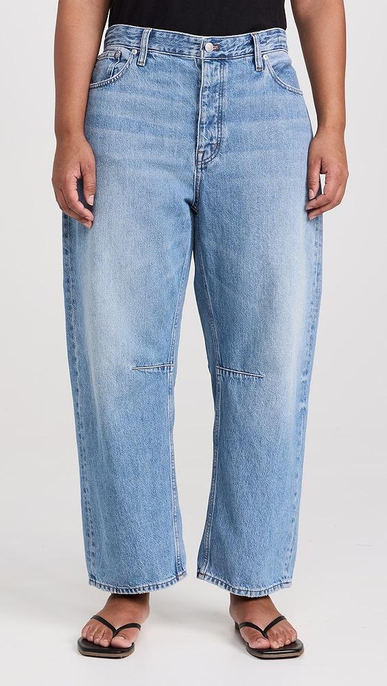 Madewell The Darted Barrel-Leg Jean | Shopbop Product Image