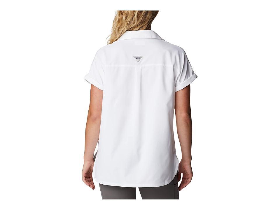 Columbia Sun Drifter Woven Short Sleeve Women's Clothing Product Image